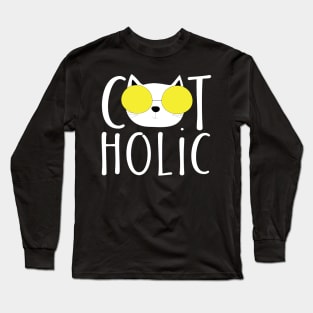 Cat holic Long Sleeve T-Shirt